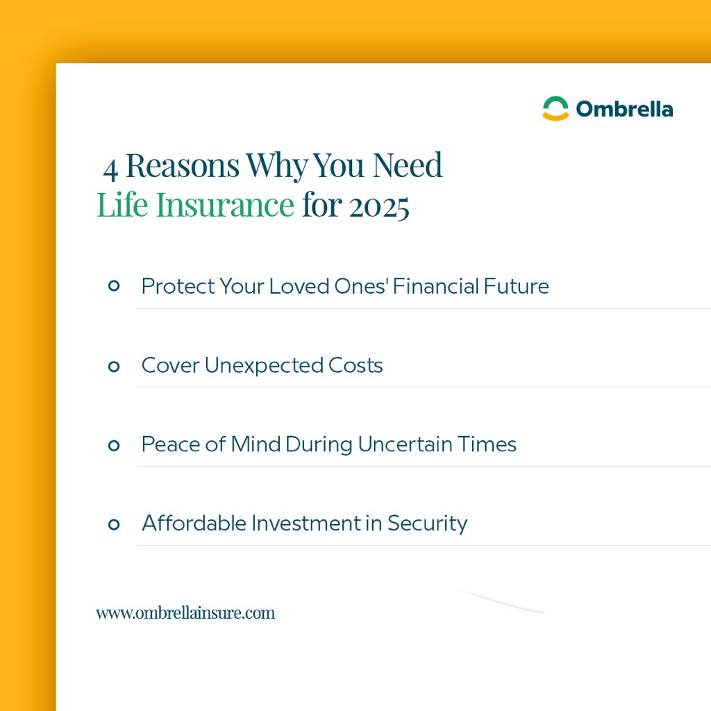 Ombrellainsure's tweet photo. As we start the new year, here's why life insurance should top your priorities this year.
#InsuranceinNigeria #Ombrellainsure https://t.co/zJCYhXNbt9