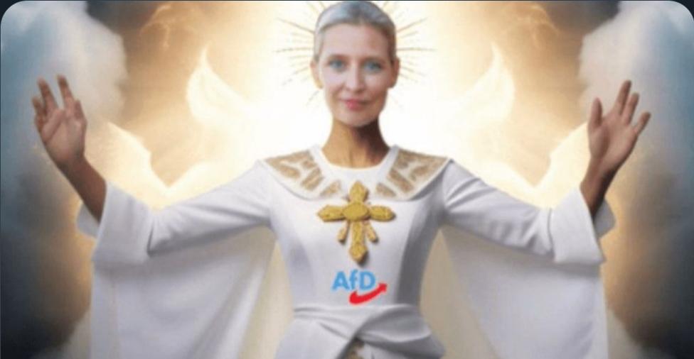 Mit der englischen Sprache üben vorher nochmal, gelle <a href="/Alice_Weidel/">Alice Weidel</a> ?
Aber schickes Foto für eine Queerunlatin ☝