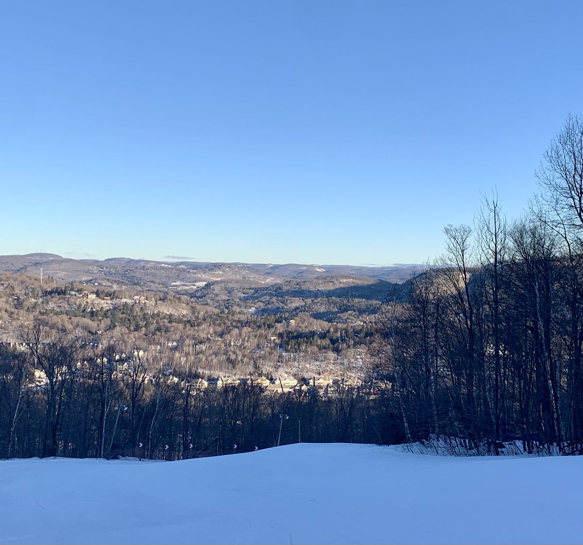 Belle journée pour le ski 🎿 😎