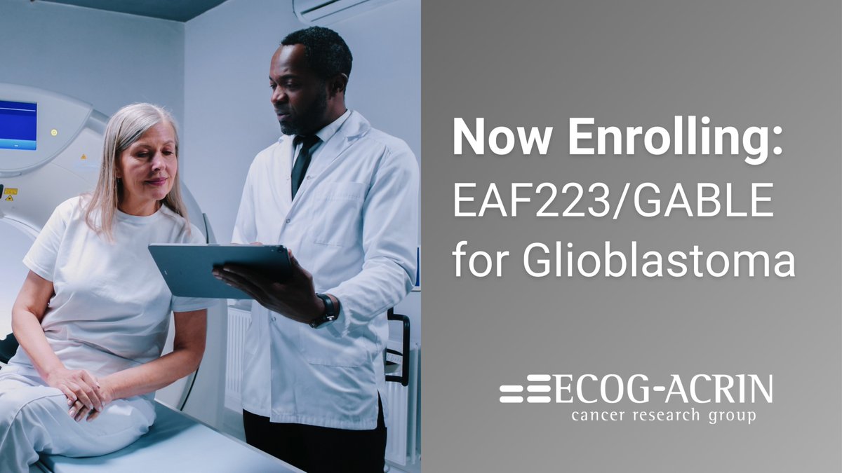 The EAF223/GABLE clinical study is testing different imaging techniques that could help make better predictions about #BrainCancer progression. Learn more here: bit.ly/gable-trial cc: <a href="/DukeRadiology/">Duke Radiology</a>, <a href="/glioblastf/">Glioblastoma Foundation</a>, <a href="/gbmfoundation/">GBM Foundation</a>