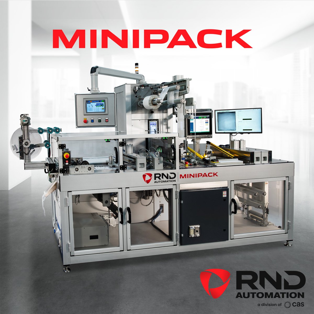 RNDAutomation's tweet photo. RND Automation's MiniPack: Engineered for precision, scalability, and high performance.

✔ Compact footprint for space-saving efficiency. 
✔ Customizable design for unique applications. 
✔ Automation-ready to reduce labor costs and boost throughput.

#Packaging #Automation https://t.co/tqqqbVRMsA