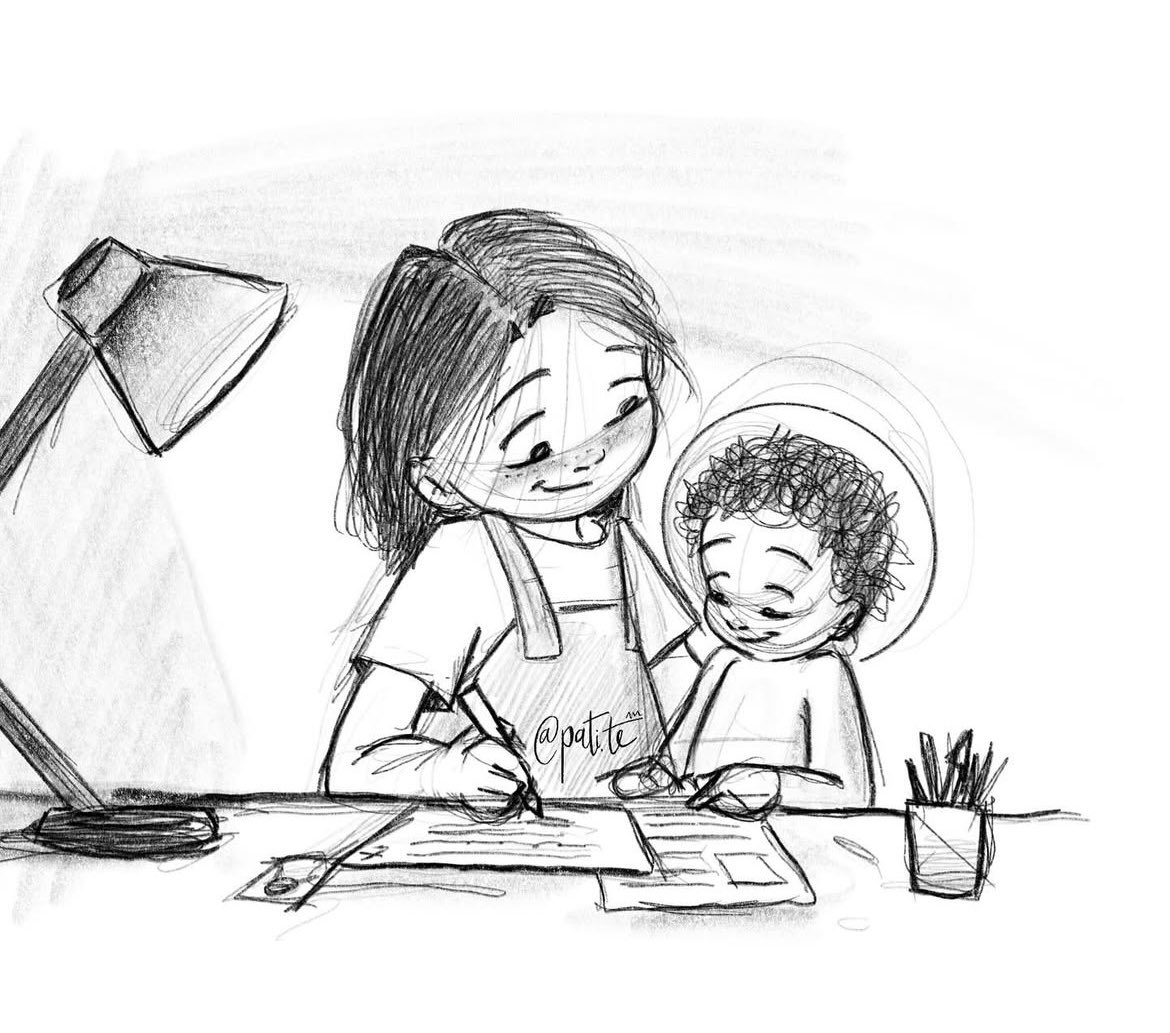 patite3's tweet image. Dios ha nacido para encarnarse en nuestras realidades cotidianas.
En el trabajo, cuando vemos una película, cuando estudiamos o vamos en el bus.
Debemos encontrar a Jesús en cada momento del día y vivirlo con Él.