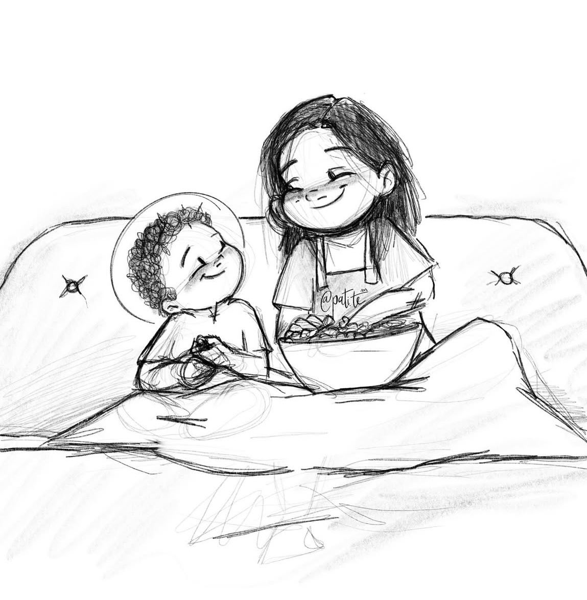 patite3's tweet image. Dios ha nacido para encarnarse en nuestras realidades cotidianas.
En el trabajo, cuando vemos una película, cuando estudiamos o vamos en el bus.
Debemos encontrar a Jesús en cada momento del día y vivirlo con Él.