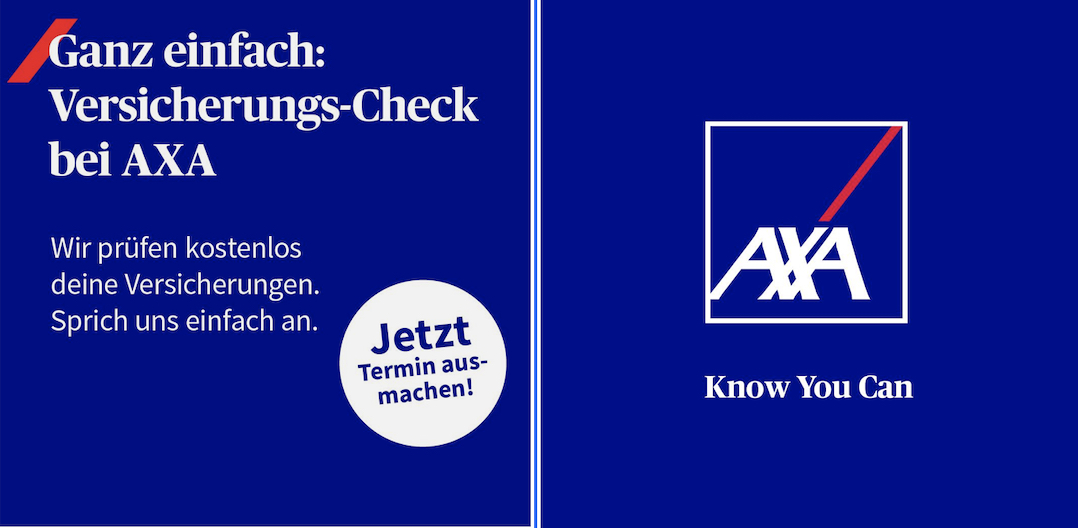 axa_engl's tweet photo. AXA Versicherung Schwandorf https://t.co/YwR2FzgZid Wir prüfen kostenlos deine Versicherungen. https://t.co/OUoQlfypEu