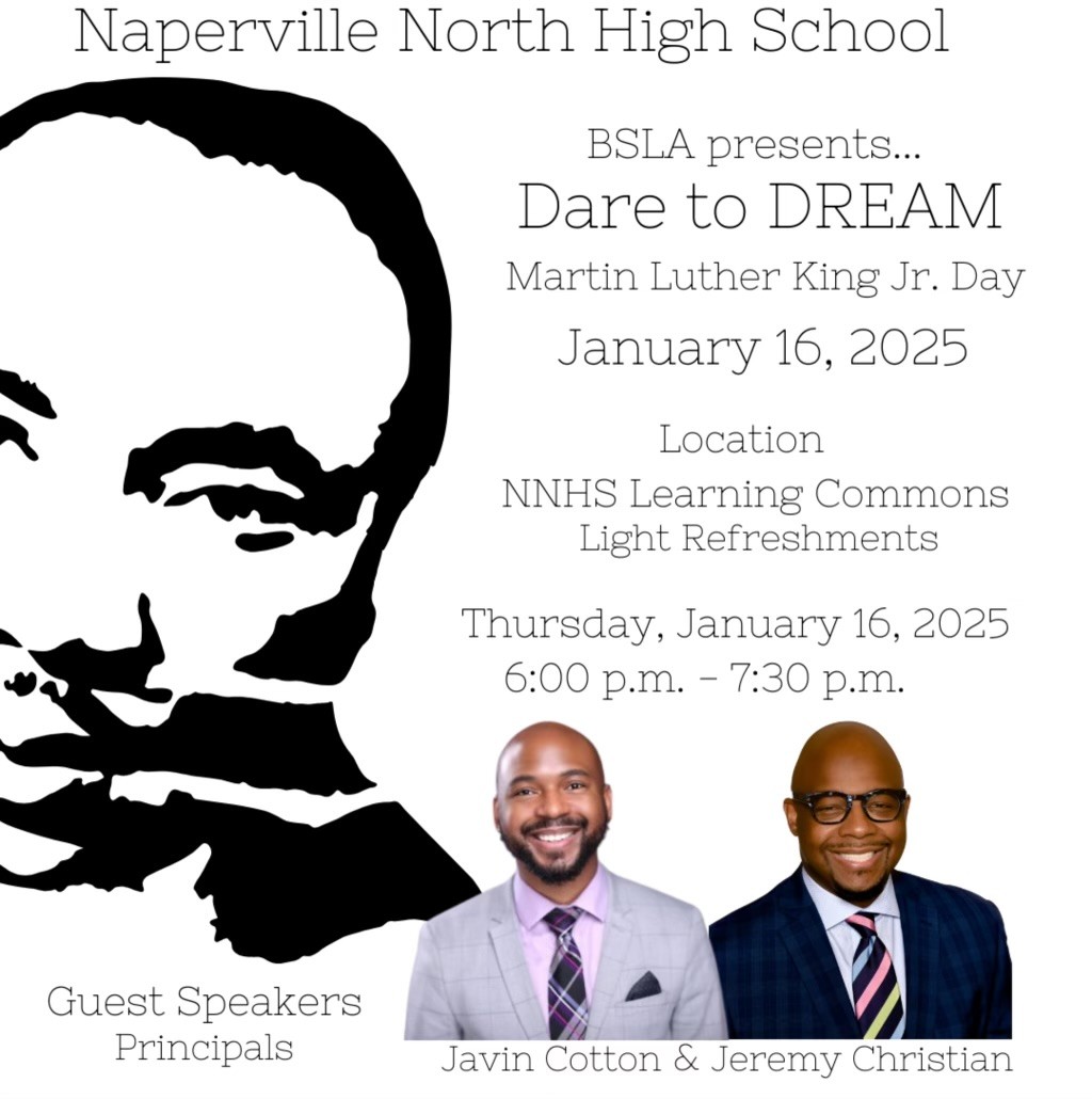 EquityIn203's tweet image. Next week, NNHS&apos;s BSLA is hosting its annual #MLK program. All are invited to celebrate the life and legacy of Dr. MLK, Jr. on Jan 16th at 6PM.