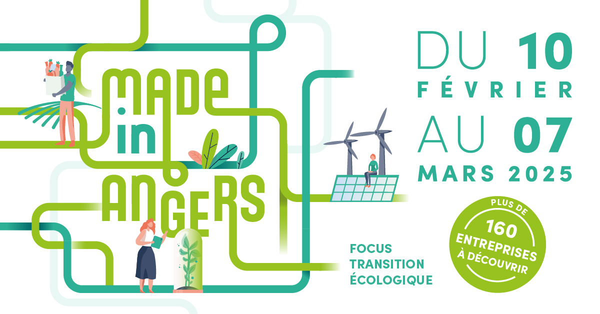 #MadeInAngers Pour cette édition 2025, 167 entreprises du territoire ouvrent leurs portes et proposent des visites pour le grand public et pour les groupes scolaires. La billeterie est ouverte madeinangers.fr