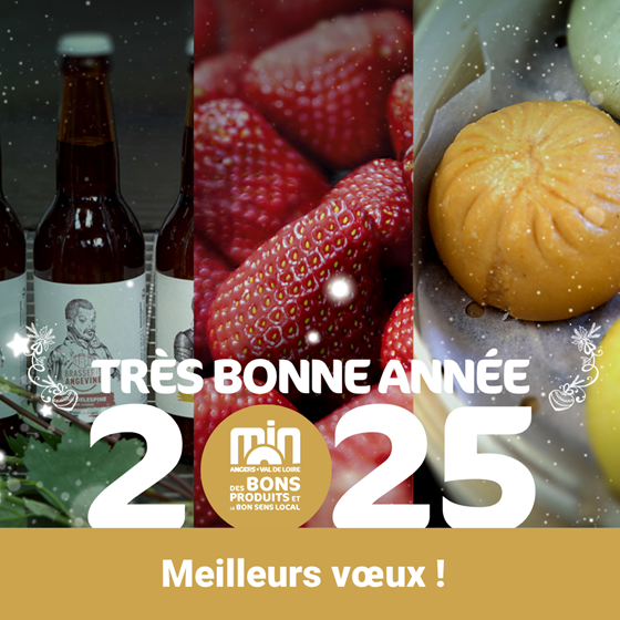 Le MIN Angers Vivy vous souhaite une très belle année 2025 !