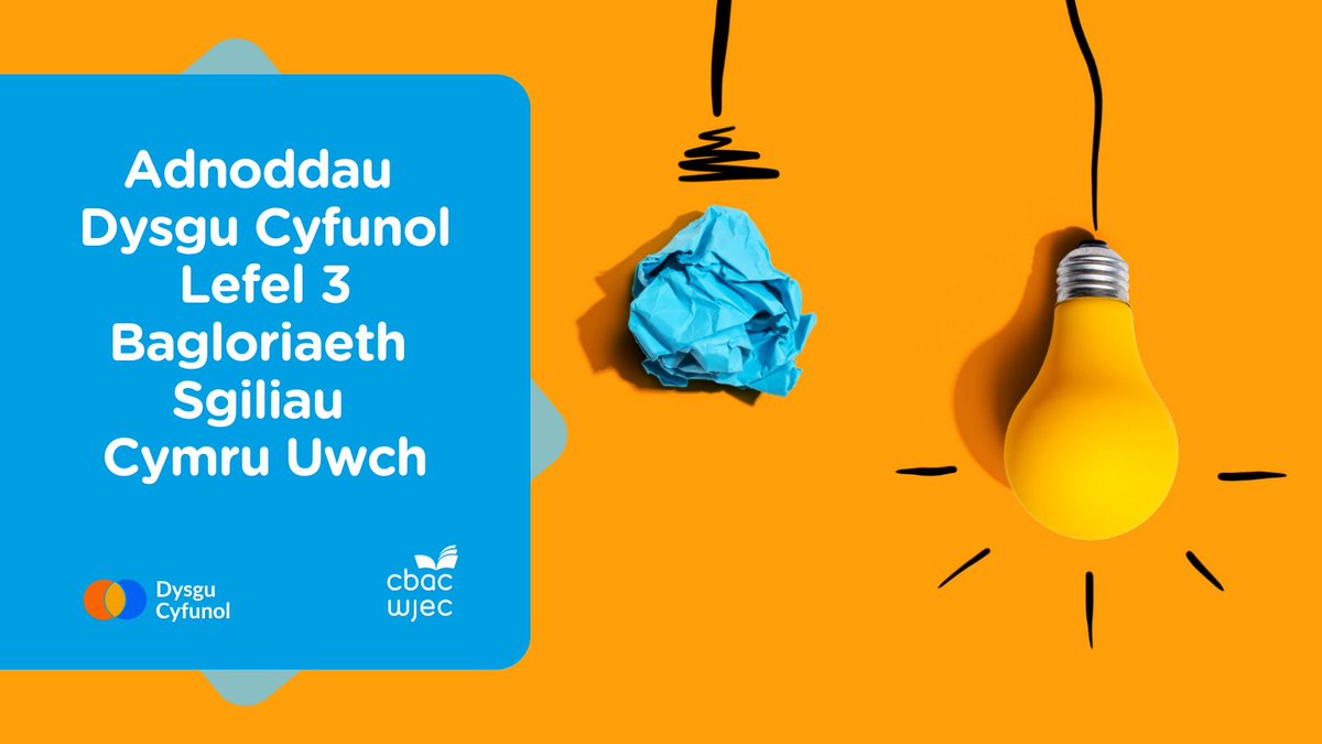 Mae'r adnodd dysgu cyfunol hwn â chynnwys hunan-astudio rhyngweithiol sy'n cwmpasu agweddau pwysig ar sgiliau creadigrwydd ac arloesi.

Pwrpas yr adnodd yw cyfuno dysgu wyneb yn wyneb traddodiadol gyda phecyn dysgu ar-lein.

resources.wjec.co.uk/Pages/Resource…

#Level3 #Wales #Baccalaureate