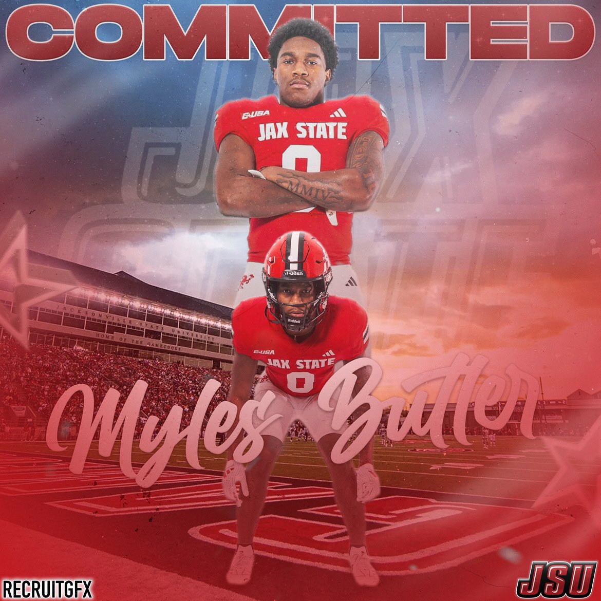 Myles Butler (@myles_butler26) on Twitter photo Home!!!๐๐
<a href="/CarrolltonTroj1/">Carrollton High School FB ๐ Recruiting Page</a> <a href="/CoachBertB/">Bert Biffani</a> <a href="/Coach_JMonty/">Justin Montgomery</a> <a href="/JaxStateFB/">Jax State Football</a> Home!!!๐๐
<a href="/CarrolltonTroj1/">Carrollton High School FB ๐ Recruiting Page</a> <a href="/CoachBertB/">Bert Biffani</a> <a href="/Coach_JMonty/">Justin Montgomery</a> <a href="/JaxStateFB/">Jax State Football</a>