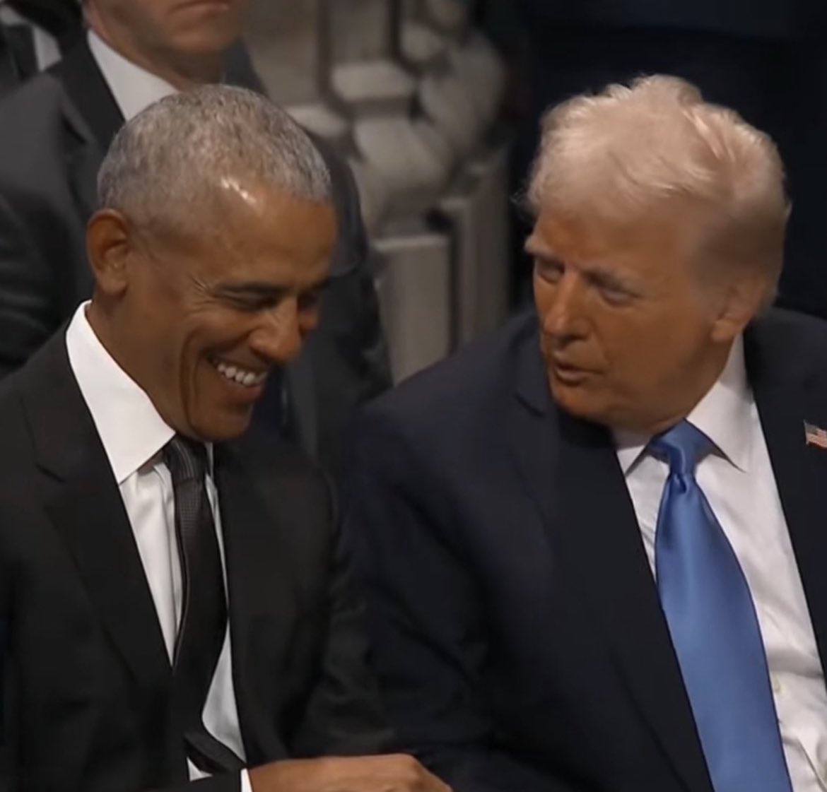People don’t seem to understand that these people are ALL on the same team. There is no democrat vs republican, that’s for the common man to fight about. Just like religion. There is the ruling class and then everyone else. Obama, Trump, Bush, Clinton, makes no difference.