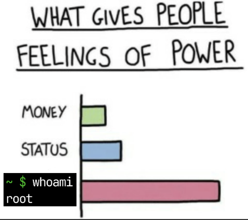 Securebytesltd's tweet image. Nothing like a bit of root access on a Friday morning! 🚀

#cybersecmemes #techmemes #hackingmemes #cybersecuritymemes #pentestingmemes