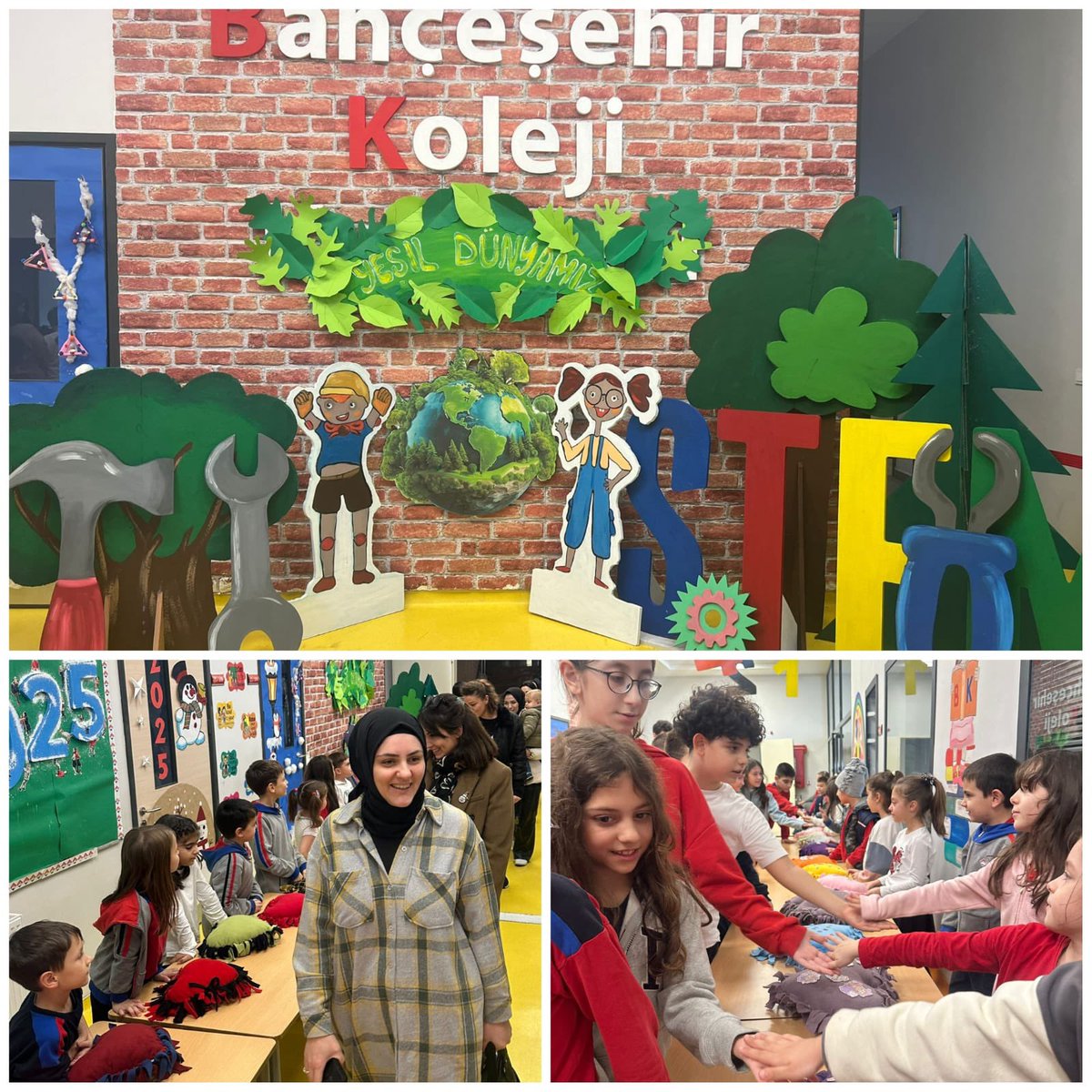 BK_Kirklareli's tweet image. İlkokul öğrencilerimiz, STEM Junior Programımızın temaları &quot;Yeşil Dünyamız&quot; ve &quot;Makineler Dünyası&quot; kapsamında hazırladıkları projeleri büyük bir keyifle sergilediler.

#STEMJunior #GeleceğinBilimİnsanları