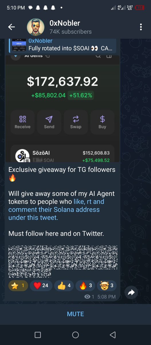 Flashfxcrypto's tweet photo. @CryptoNobler From TG please bless my day

2r9jNbguM5oWTMMiq73pfnXmwMFNERQZZBr91otFi9Wx https://t.co/X7haoJARe8
