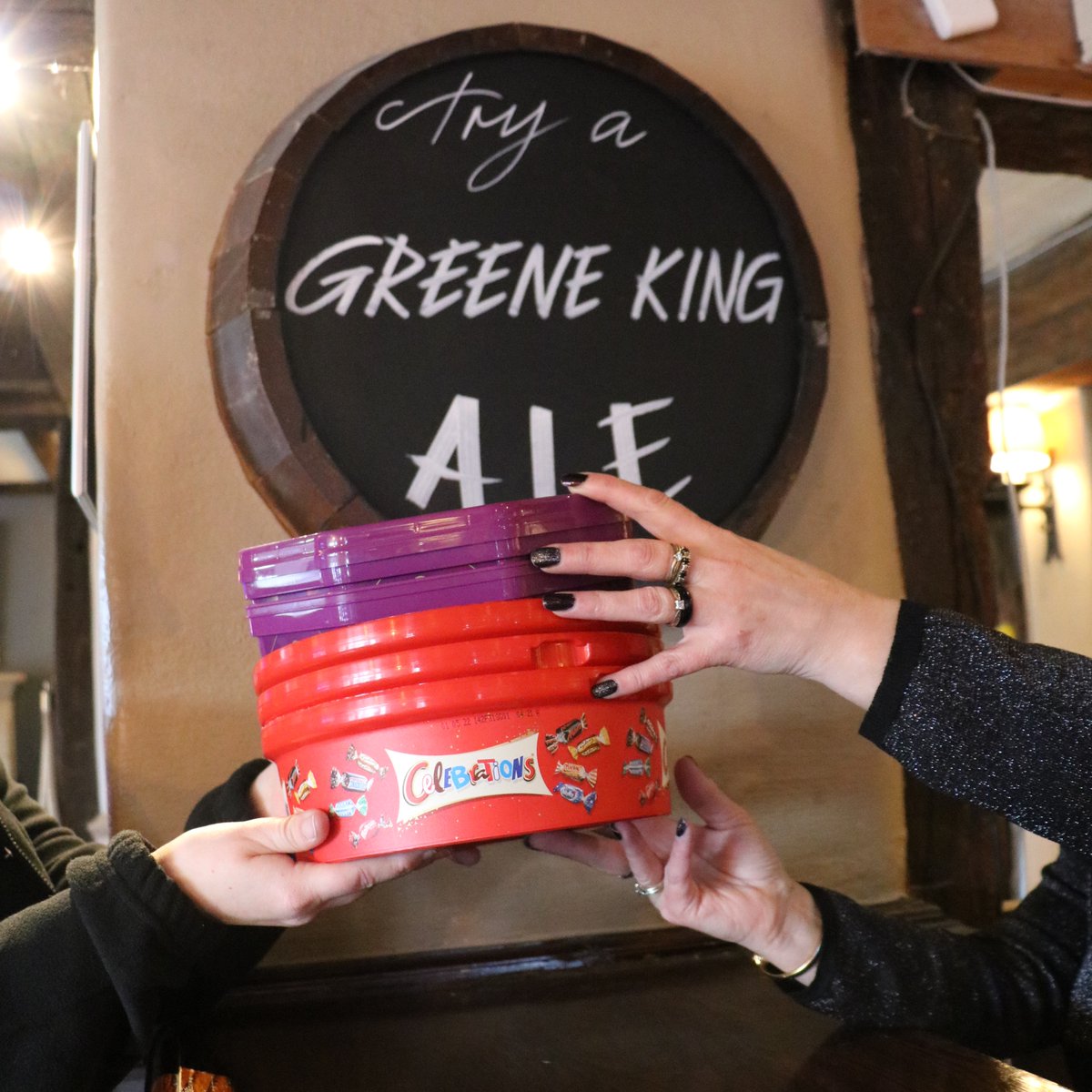 Greene King (@greeneking) on Twitter photo Do you have empty tubs sitting around after Christmas? Drop them off at one of our pubs before 16th Feb to help raise money for <a href="/macmillancancer/">Macmillan Cancer Support</a>
Last year we collected over 150,000 tubs and raised £12,600. With your help, we can beat that record in 2025! Do you have empty tubs sitting around after Christmas? Drop them off at one of our pubs before 16th Feb to help raise money for <a href="/macmillancancer/">Macmillan Cancer Support</a>
Last year we collected over 150,000 tubs and raised £12,600. With your help, we can beat that record in 2025!