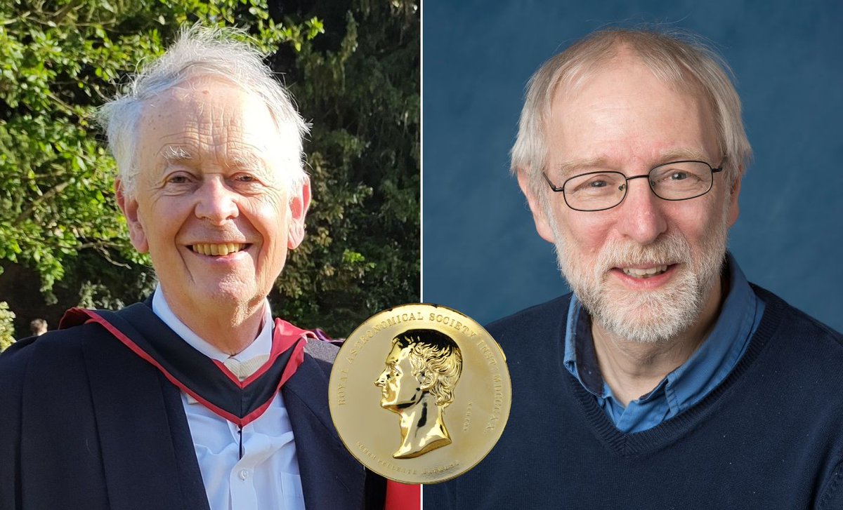 Royal Astronomical Society (@royalastrosoc) on Twitter photo 🏅AWARDS ANNOUNCEMENT🏅
This year's <a href="/RoyalAstroSoc/">Royal Astronomical Society</a> Gold Medal, the Society’s highest honour, has been awarded to Professors James Binney, of <a href="/UniofOxford/">University of Oxford</a>, and Jonathan Tennyson, of <a href="/ucl/">UCL</a>.
Congratulations! 🎉👏
#RASAwards2025 🏅AWARDS ANNOUNCEMENT🏅
This year's <a href="/RoyalAstroSoc/">Royal Astronomical Society</a> Gold Medal, the Society’s highest honour, has been awarded to Professors James Binney, of <a href="/UniofOxford/">University of Oxford</a>, and Jonathan Tennyson, of <a href="/ucl/">UCL</a>.
Congratulations! 🎉👏
#RASAwards2025