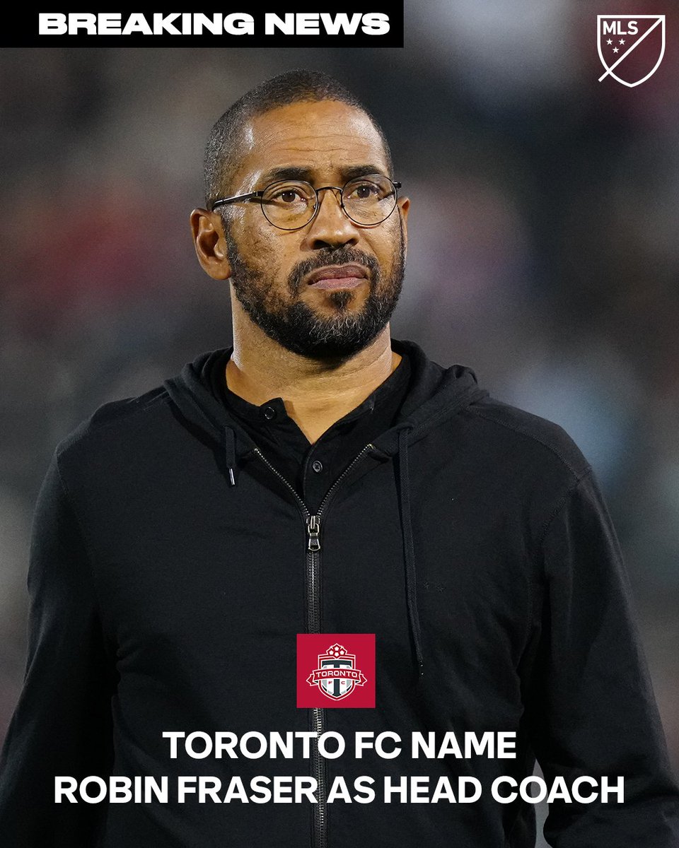 Major League Soccer (@mls) on Twitter photo Robin Fraser to lead <a href="/TorontoFC/">Toronto FC</a>. π¨π¦
Fraser last coached the Rapids from 2019-23 and led them to their first No. 1 seed in club history in 2021: soc.cr/4haQRQg Robin Fraser to lead <a href="/TorontoFC/">Toronto FC</a>. π¨π¦
Fraser last coached the Rapids from 2019-23 and led them to their first No. 1 seed in club history in 2021: soc.cr/4haQRQg