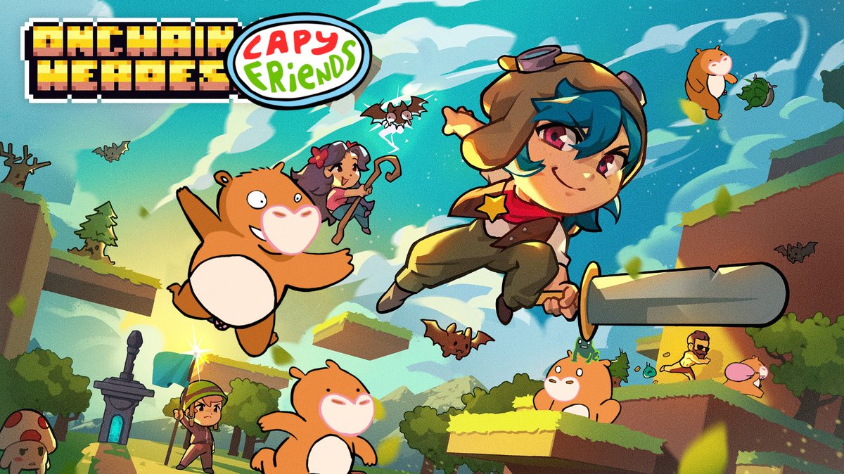 there is a hero in all of us

capys are here to fight alongside onchain heroes on their quests

join the capy holder giveaway in discord to start your adventure