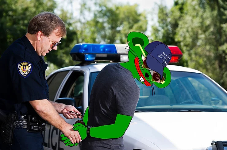 🧀🧀BREAKING NEWS: ILLEGAL NFT PRODUCER "BARNEY" ARRESTED BY AUTHORITIES 🧀🧀

Authorities have apprehended "Barney," a prominent member of the Cheese community, for allegedly creating and distributing unauthorized NFTs tied to the meme coin "Cheese" through the community's