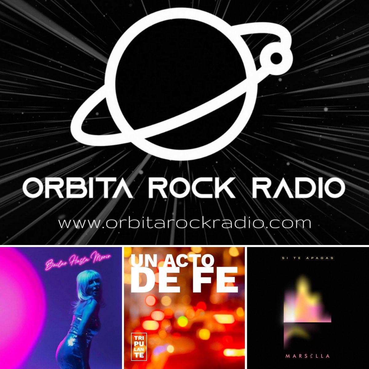 Nueva música en la rotación regular de #OrbitaRockRadio a cargo de <a href="/Nebulossa_of/">🦊Nebulossa</a>, <a href="/SuenaMarsella/">M A R S E L L A 💜</a> y <a href="/tripulantemusic/">Tripulante</a>

Sintonízanos orbitarockradio.com
#RockenEspañol #RocknPop #NuevaYork #NewMusic #RockporDescubrir #Estrenos