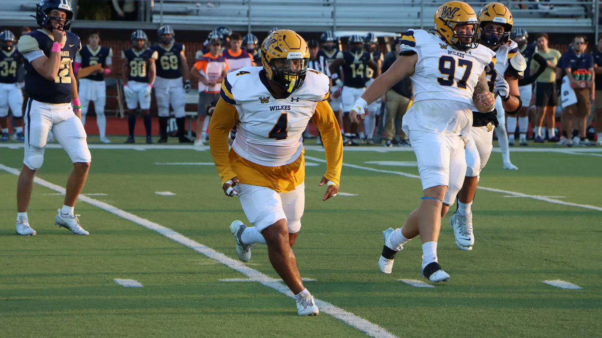 Matt Rogers (@coachrogers13) on Twitter photo DL Angel Ramos (Parkland HS) recently wrapped up his career for <a href="/WilkesFootball/">Wilkes Football</a>
๐ต3-Time All-Conference Selection
๐ก2-Time All-Region Selection
๐ต31 career sacks
๐ก53 career TFL
๐ต222 career tackles
Great leader ON & OFF the field... Who's next?
#TheWilkesWay ๐ต๐ก DL Angel Ramos (Parkland HS) recently wrapped up his career for <a href="/WilkesFootball/">Wilkes Football</a>
๐ต3-Time All-Conference Selection
๐ก2-Time All-Region Selection
๐ต31 career sacks
๐ก53 career TFL
๐ต222 career tackles
Great leader ON & OFF the field... Who's next?
#TheWilkesWay ๐ต๐ก
