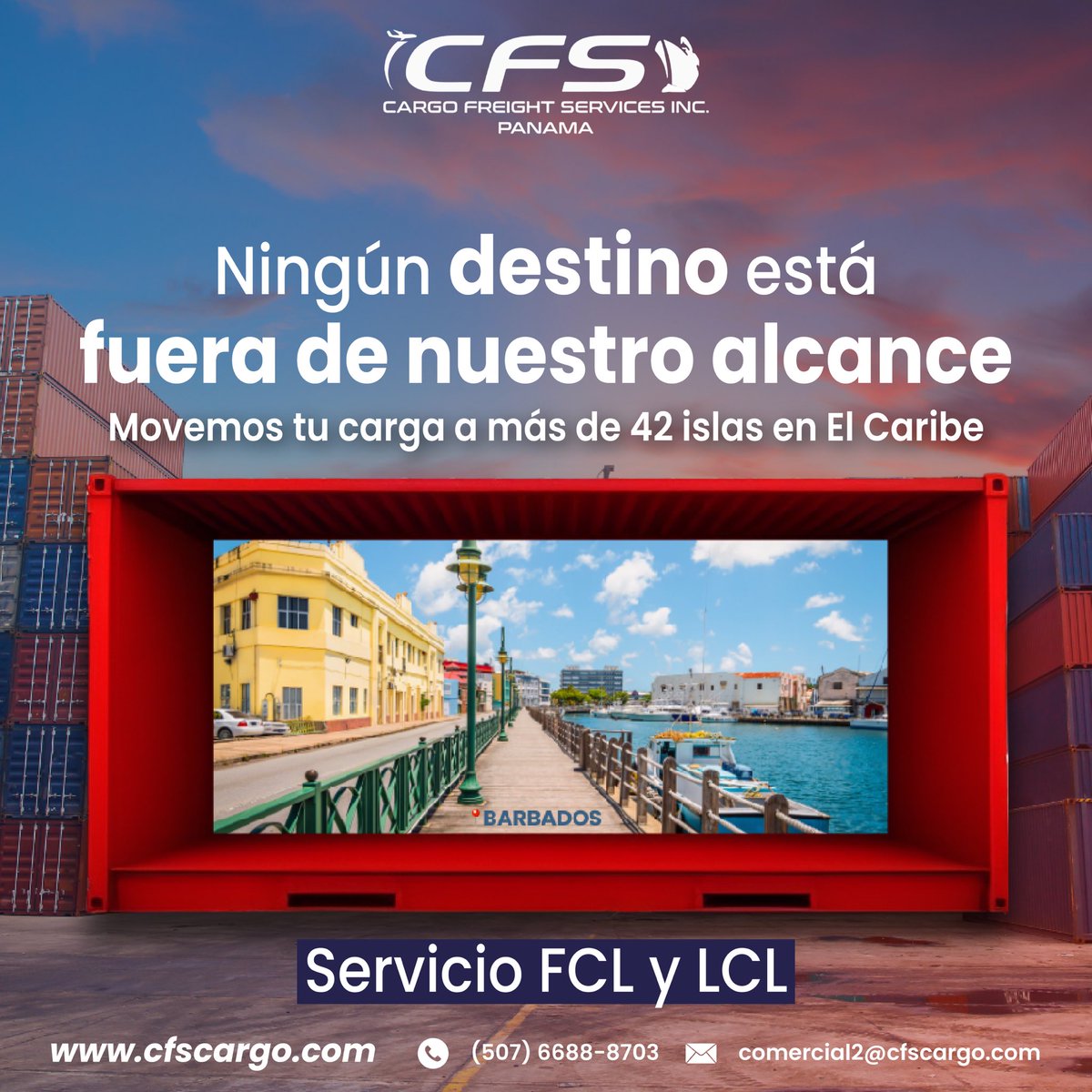 cfspanama's tweet photo. 🌎We move opportunities to unimaginable destinations. As your logistics ally, we offer comprehensive services to deliver your cargo to the Caribbean✨ https://t.co/g1yGjXL77c