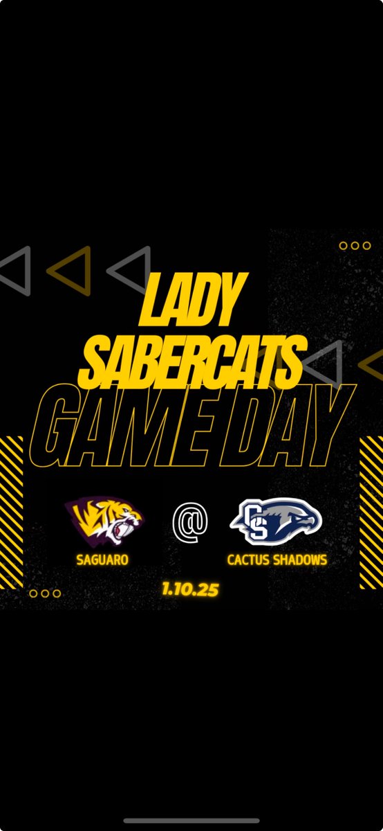 Game Day! Go Sabercats!