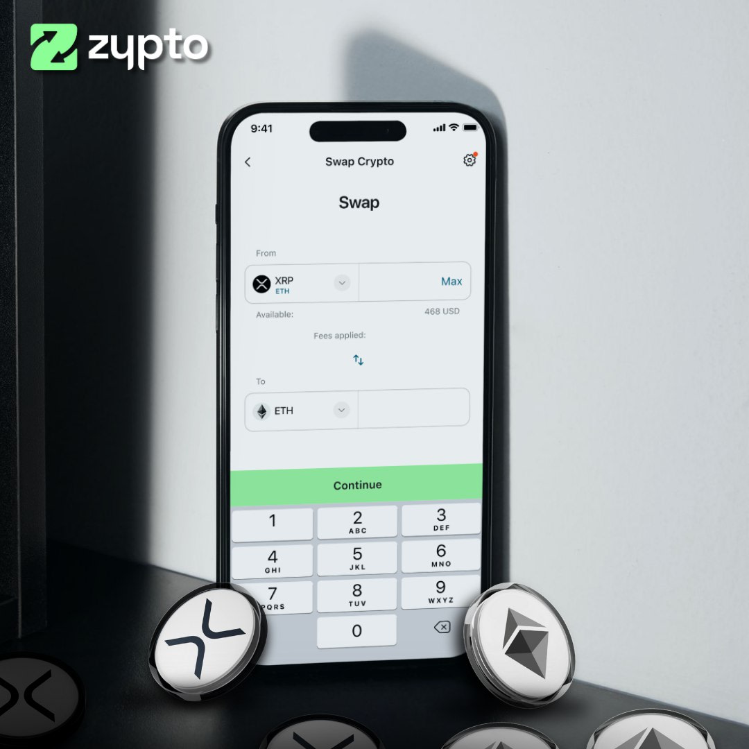 Have you tried swapping ETH for XRP or vice versa yet? 🚀 

Discover how fast, easy, and convenient it is with the Zypto All-in-One Crypto Wallet App! Available on Android &amp; iOS: zypto.com/crypto-app/dow…