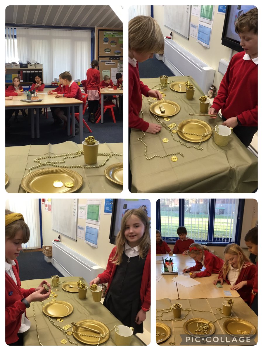 Year 4
Intent: Culture, character &amp; challenge
Year 4 have been exploring ideas and questions about King Midas and The Golden Touch through reciprocal reading and drama. We love the story but we’ve  yet  to  decide if all that glitters is gold! ✨🤔