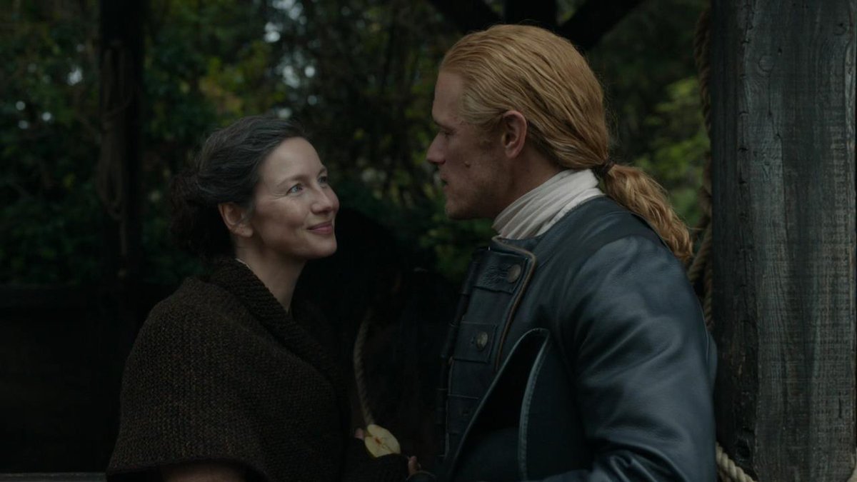 jaimelcait's tweet photo. It's them, it's always gonna be them! ✨️ 
#Outlander #ClaireFraser #JamieFraser https://t.co/dAPbX4H0qt