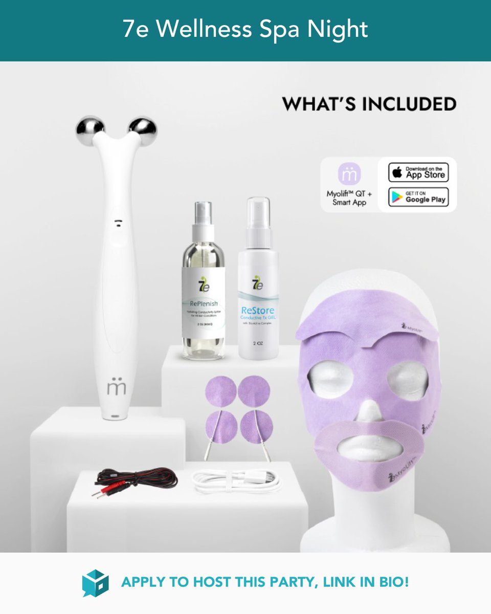 Tryazon's tweet image. 🎉✨Lift, sculpt, and rejuvenate your skin with the MyoLift QT by @7emyolift 💆‍♀️ This smart, app-enabled microcurrent device uses patented technology to tone facial and neck muscles

Apply here: tryazon.com/7e-wellness-sp…

#7eWellness #MyoLift #naturalfacelift #microcurrent #Tryazon