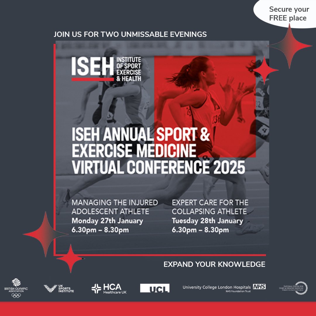 💡Join us FREE later this month as two critical themes will be discussed through expert-led talks designed to broaden your understanding in these areas:

👉Managing the Injured Adolescent Athlete
👉Expert Care for the Collapsing Athlete

Secure your place: r1.dotdigital-pages.com/p/79Y2-GNR