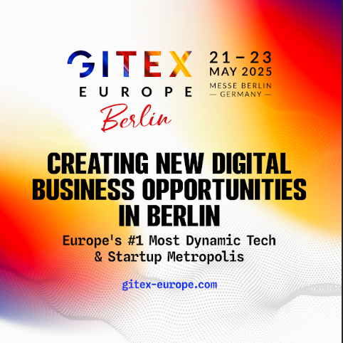 GITEX EUROPE will unite the tech ecosystem in Europe, featuring over 2,500 exhibitors, 1,500 startups from 100+ countries, and 500 visionary speakers.Let’s shape  Europe’s digital future together at GITEX EUROPE 2025!  🌐gitex-europe.com
📷