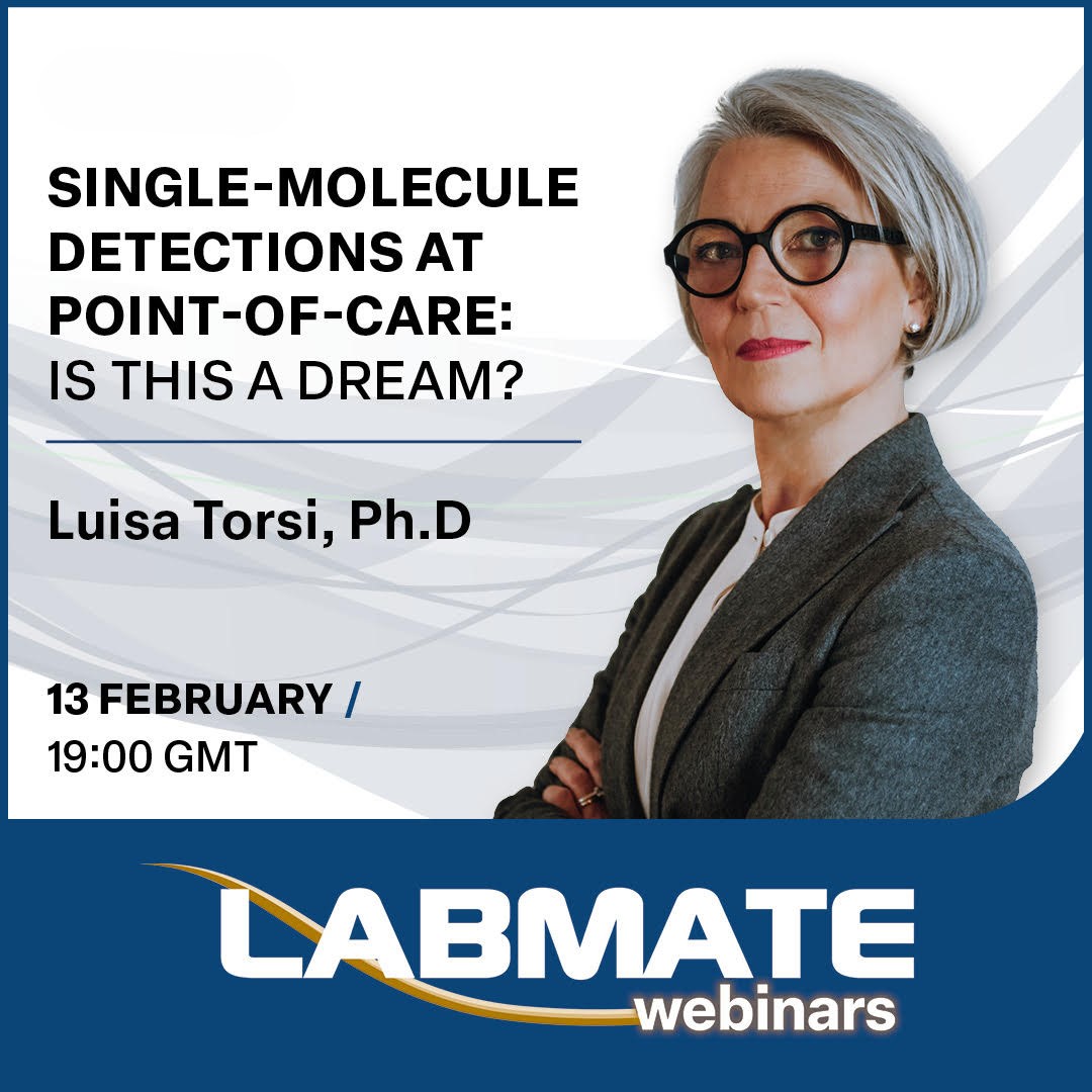 🌟 Don’t Miss This Webinar!
🔬 "Single-Molecule Detections at Point-of-Care: Is This a Dream?"
👩‍🔬 Speaker: Luisa Torsi, Ph.D.
📅 Feb 13, 2025 | 🕗 8:00-9:00 PM CET
💻 FREE Registration!
👉 Register here: bit.ly/3VBItkq
labmate-online.com
#Webinar <a href="/Labmate_online/">Labmate</a>