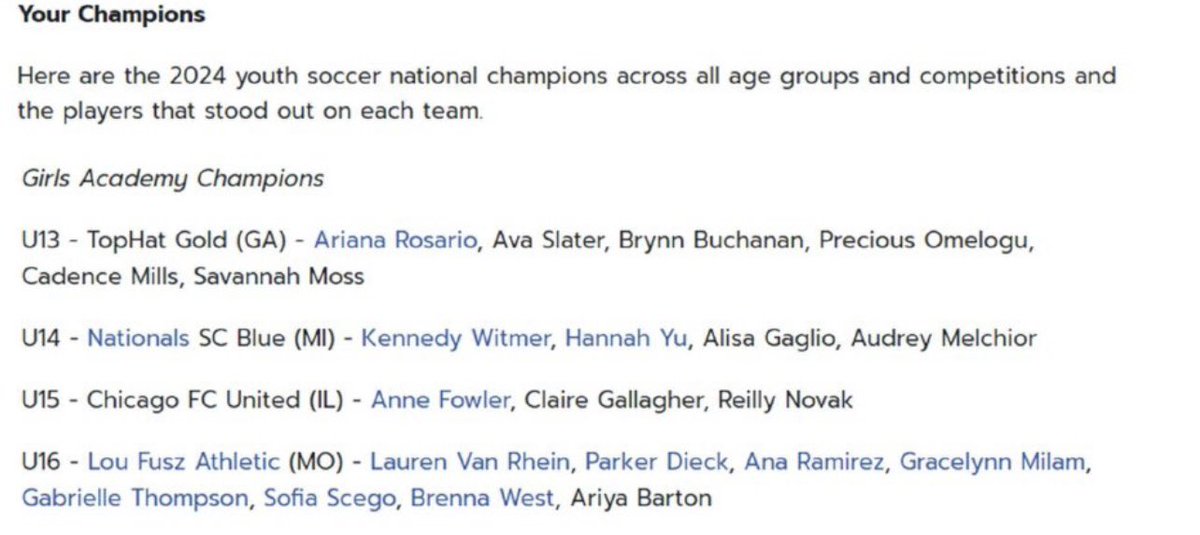 I appreciate the shoutout! 💫
<a href="/LouFusz2008GA/">Lou Fusz 2008 GA</a> 
<a href="/TopDrawerSoccer/">TopDrawerSoccer</a>