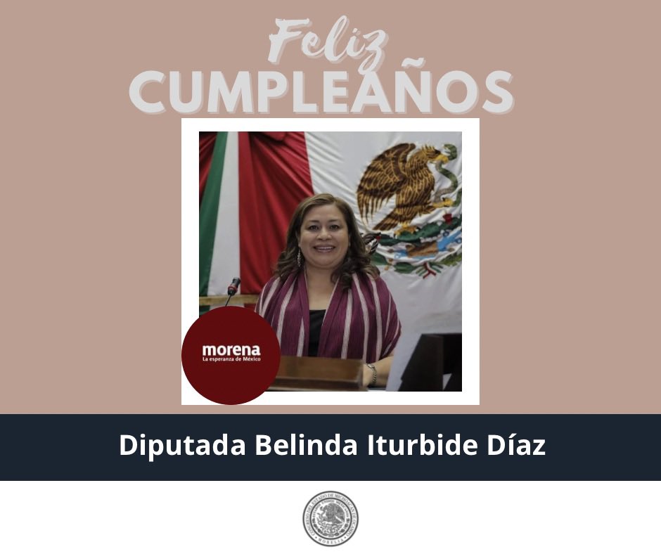 ¡Feliz cumpleaños diputada!