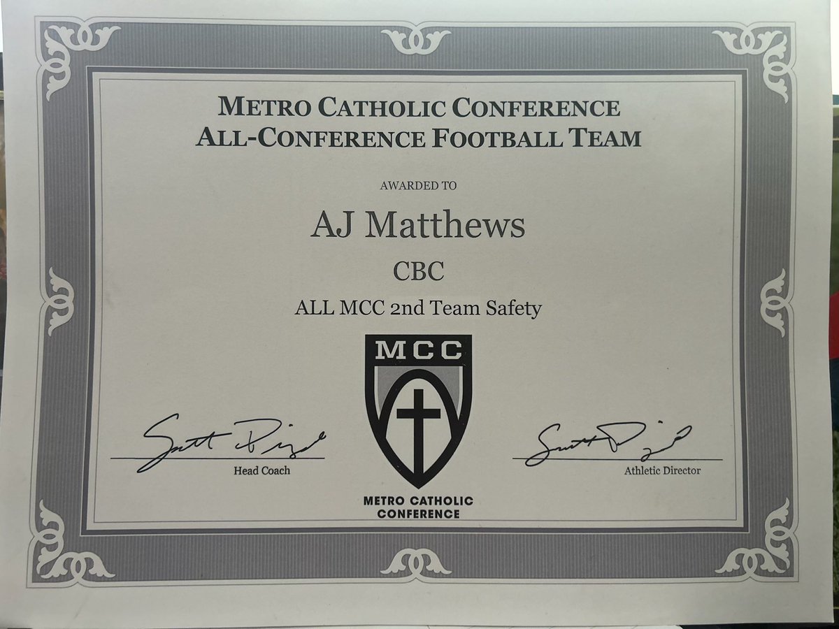 Antonio “AJ” Matthews (@a1unique__) on Twitter photo It’s an honor to be named All MCC 2nd Team Safety! Thank you to all the coaches who have guided me and helped me along the way. <a href="/CBCFootball/">CBCFootball</a> <a href="/ScottPingel10/">Scott Pingel</a> <a href="/B_Dimovitz/">Butch Dimovitz</a> <a href="/Brun_T_13/">TB</a> <a href="/JosiahCoach/">Coach Josiah Stanfield</a> <a href="/pierre_desir/">Pierre Desir</a> <a href="/AJSW24/">Ant</a> . It’s an honor to be named All MCC 2nd Team Safety! Thank you to all the coaches who have guided me and helped me along the way. <a href="/CBCFootball/">CBCFootball</a> <a href="/ScottPingel10/">Scott Pingel</a> <a href="/B_Dimovitz/">Butch Dimovitz</a> <a href="/Brun_T_13/">TB</a> <a href="/JosiahCoach/">Coach Josiah Stanfield</a> <a href="/pierre_desir/">Pierre Desir</a> <a href="/AJSW24/">Ant</a> .