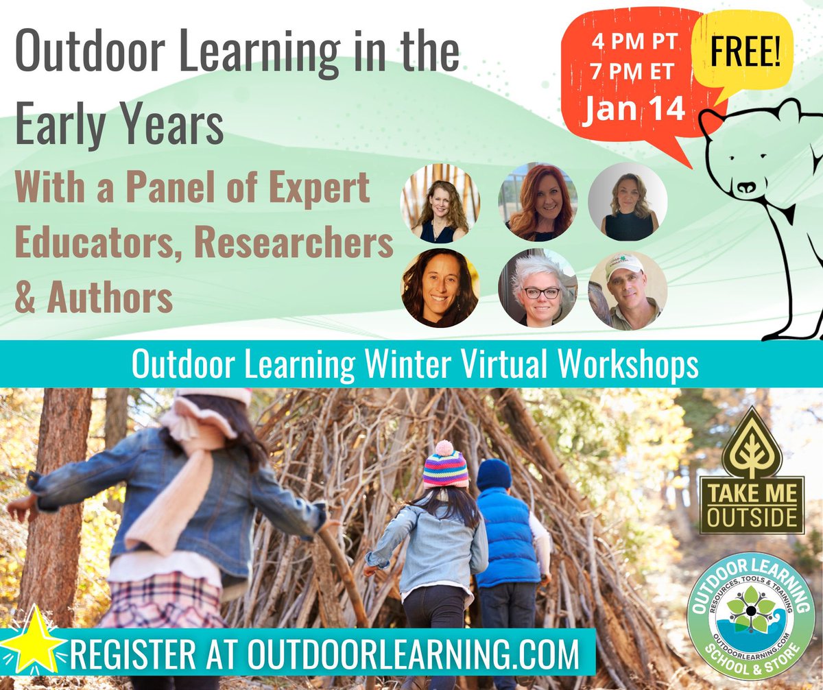 Free Workshop! 

Hosted with our friends @outdoorlearningschoolandstore, join an incredible panel talking all things Outdoor Learning in the Early Years! 

To learn more visit: 
takemeoutside.ca/resource-direc…