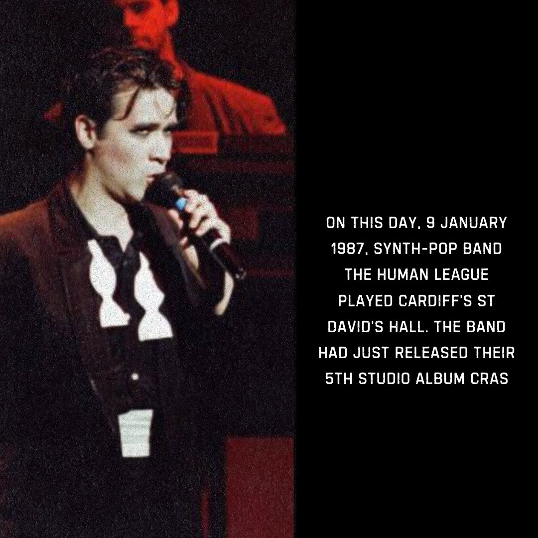 On this day, 9 January 1987, synth-pop band The Human League played Cardiff’s St David’s Hall. The band had just released their 5th studio album Crash.

keepcardifflive.com/news/2025/1/9/…