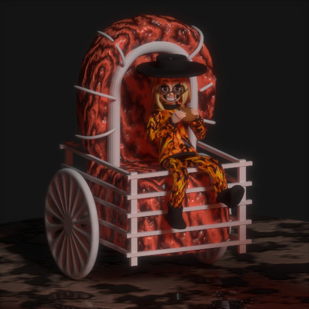 <a href="/DivelQree_J/">🦃🚚💅Divel Qree or Holy Ravioli💅🚚🦃</a> I made this 3D fan art for you  you are one of my favorite artists❤️