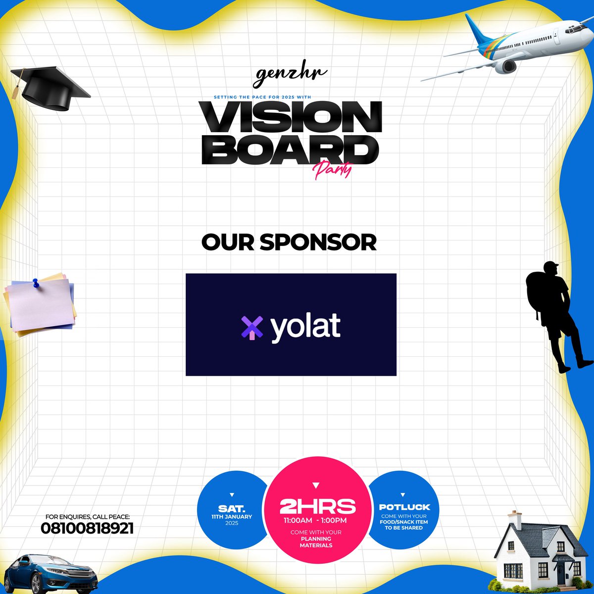 thegenzhr's tweet photo. For swift cross border transactions, @callyolat is your go-to solution.

We are teaming up with the best brands to ensure you have an unforgettable experience.

See you there!😁

#genzhr #yolat #careergrowth #visionboardparty2025 https://t.co/U5b6JsR3OI