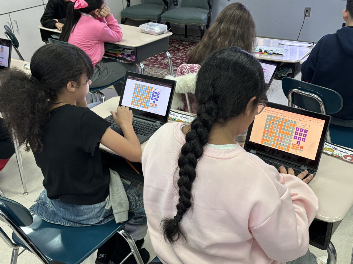 MrPhillipsTeach's tweet photo. Back to our @FirstInMath routine….using JTF to track our growth every month. Students are show proud to see their success. @RobertSun24 @MarvineBASD @MrsJimenezBASD @24game https://t.co/EYpvraCNpv