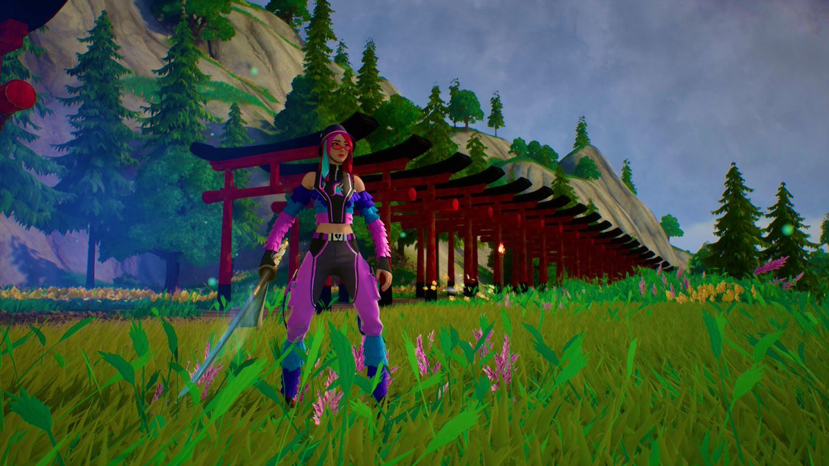had a fun time playing this interactive japanese themed map, it was well-designed and well-thought-out, from every scenery to the thousand torii gates. It was just beautiful to look at  🌄 
Name: Jinja - The Legend of Oni Kite
#Fortnite #Fortography #FortniteCreative