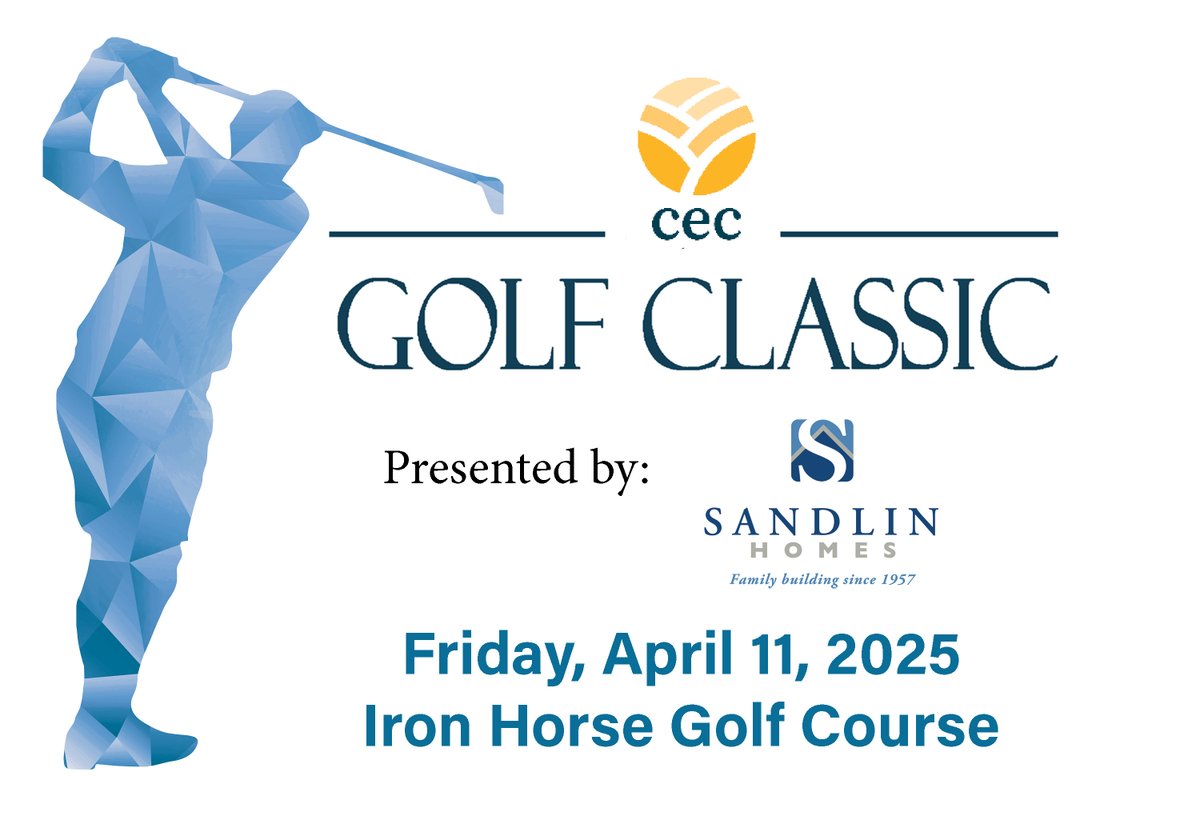 Even though it's snowy outside, our minds are on Spring and the CEC Annual Golf Classic! This year's tournament is set for Friday, April 11 at Iron Horse Golf Course. For more information or to sign up today visit loom.ly/Fmnajhs