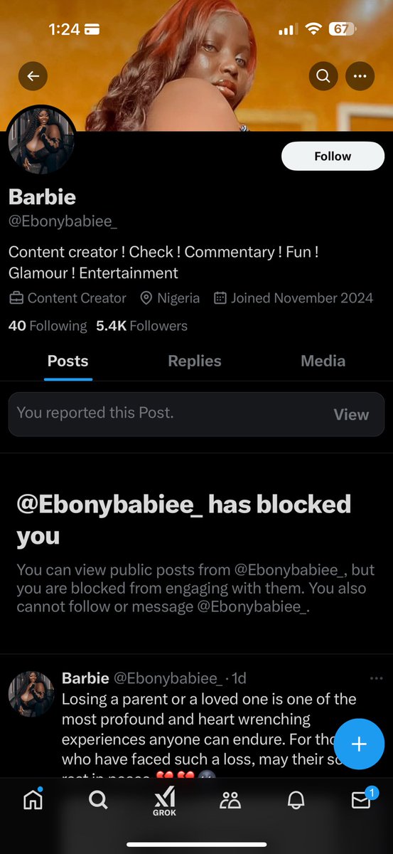 This person impersonating me, changed the name nd blocked me after I posted about him using my pictures and videos to scam people, please help me to report it, he’s a big fraudster, don’t be fooled by anything he posts or says, scam alert 🚨, I hav only one x, please becareful