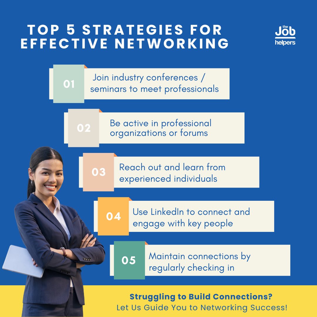thejobhelpers's tweet image. Your network is your net worth 💼✨Swipe these 5 hacks to be a pro schmoozer, not a snoozer! #NetworkingWins #LevelUp