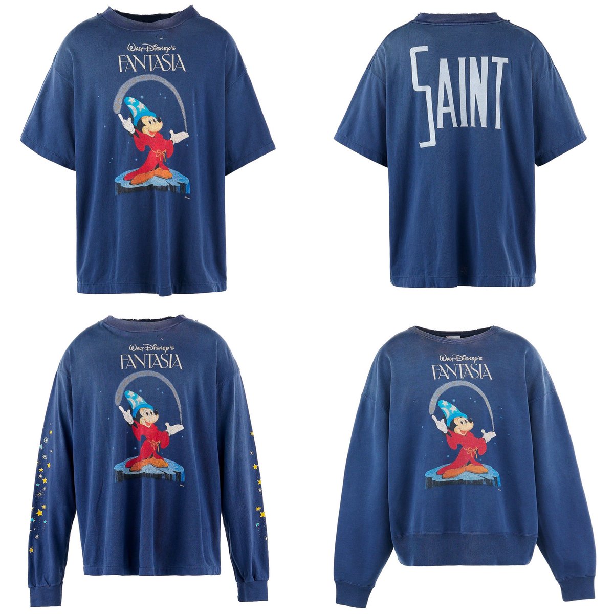 トップス Disney Fantasia saint michael SAINT Mxxxxxx Throws It Back in 'Fantasia' Capsule | Hypebeast