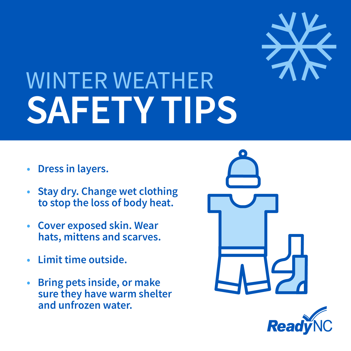 Helpful resources to keep in mind during #winterwx:
🚗 Check road conditions on DriveNC.gov
📲 Sign up for emergency alerts
✅ Follow your local U.S. National Weather Service (NWS) office
👍 Find safety info at readync.gov
‼️ Only call 911 for emergencies!