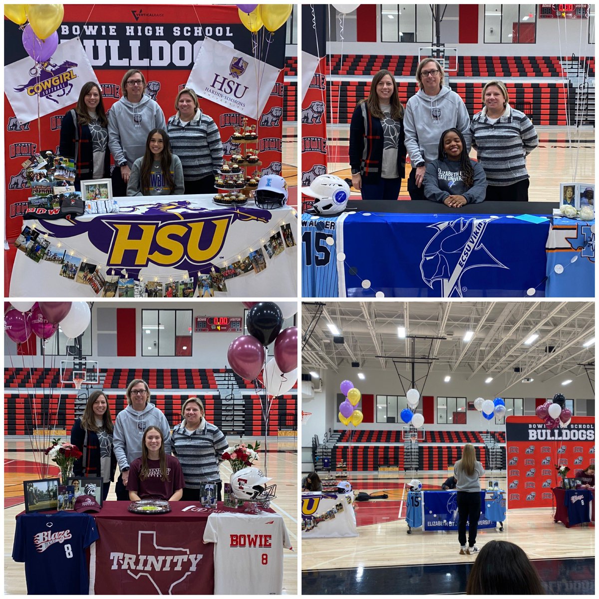 Bowie High School (@aisdbowie) on Twitter photo Celebrating 3 of our outstanding student athletes that signed their college commitment letters today! Congratulations to Kate Bookidis - Trinity University, Alyssa Lusk - Hardin Simmons University, and Olivia Walker - Elizabeth City State University! GO DAWGS! <a href="/AISDBowie/">Bowie High School</a> Celebrating 3 of our outstanding student athletes that signed their college commitment letters today! Congratulations to Kate Bookidis - Trinity University, Alyssa Lusk - Hardin Simmons University, and Olivia Walker - Elizabeth City State University! GO DAWGS! <a href="/AISDBowie/">Bowie High School</a>