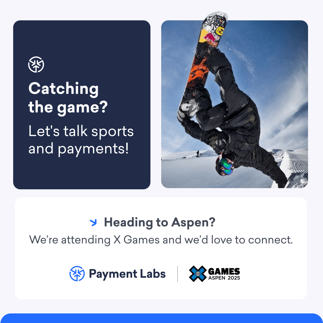 Our Payment Labs team is excited to be heading to #XGamesAspen!

If you plan to be in town, we would love to talk to you about sports and payments!

paymentlabs.io/contact-us