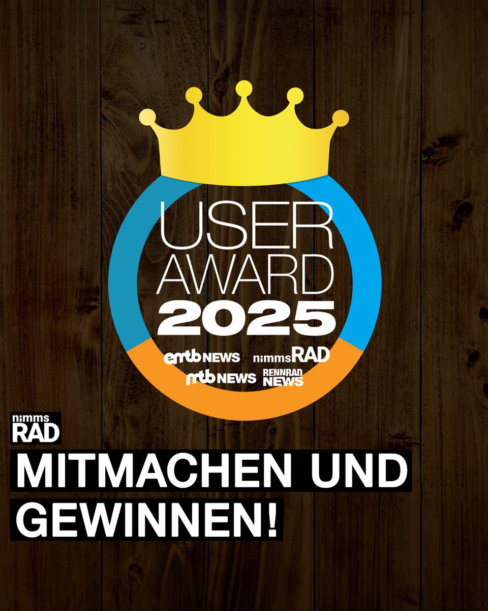 Nimms Rad User Awards 2025 Umfrage: Gewinne 8.000 € in Preisen und ein Bike als Hauptpreis!
nimms-rad.de/news/nimms-rad…

#nimmsrad